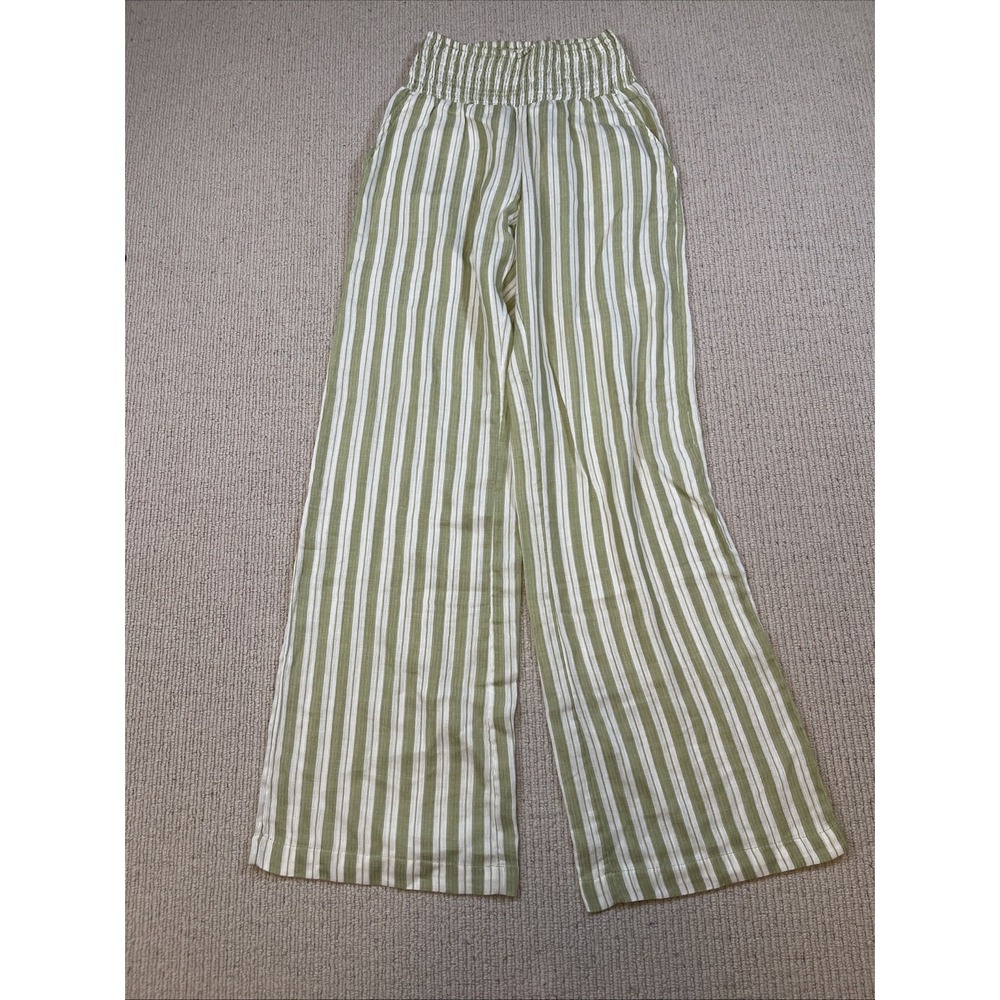 Billabong Women's Small New Waves 2 Elastic Waist Relaxed Wide Pants